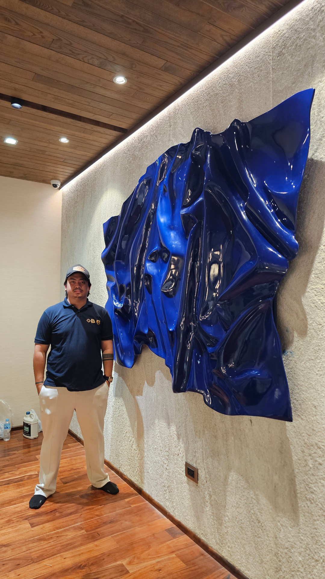 Cobalt Drape